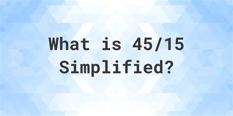 45/40 simplified|simplest form calculator.